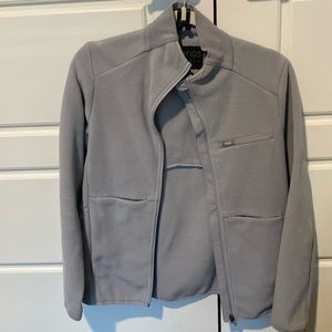 Figs on shift fleece jacket